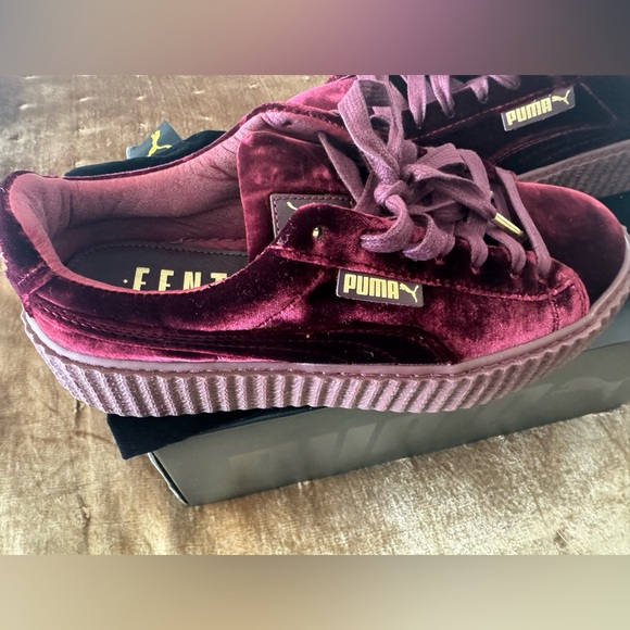 Fenty Creeper velvet Royal PURPLE. Only worn twice. - Picture 1 of 7